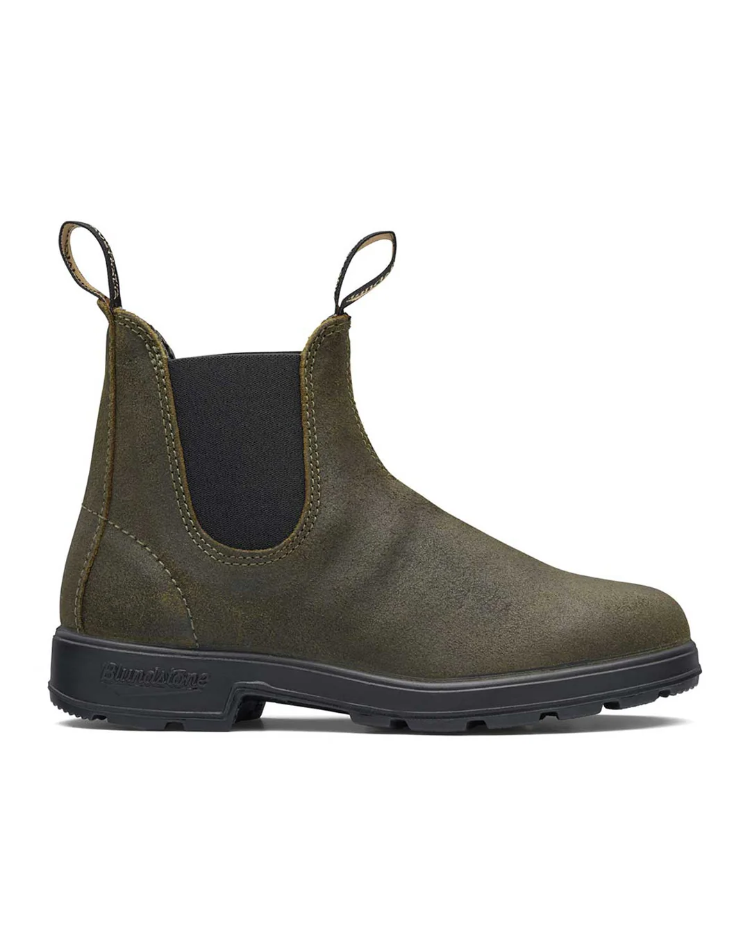 Blundstone 1615 Dark Olive Rub Suede Chelsea Boots - Image 2
