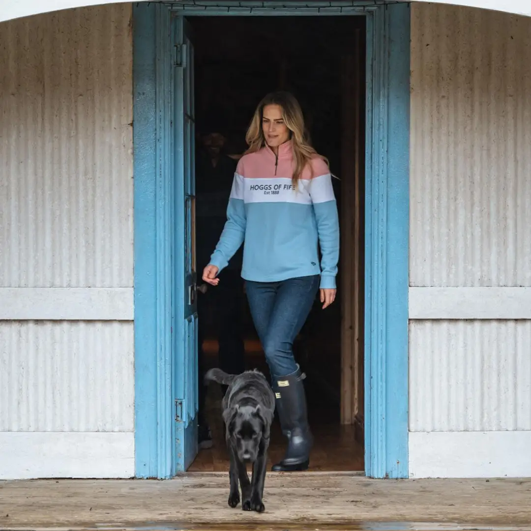 Hoggs Of Fife Dumfries 1888 Ladies 1/4 Zip Sweatshirt - Image 4