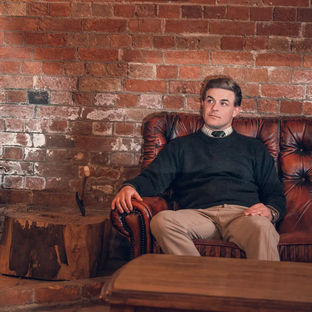 Jack Pyke Ashcombe 100% Lambswool Crewknit Pullover - Image 3