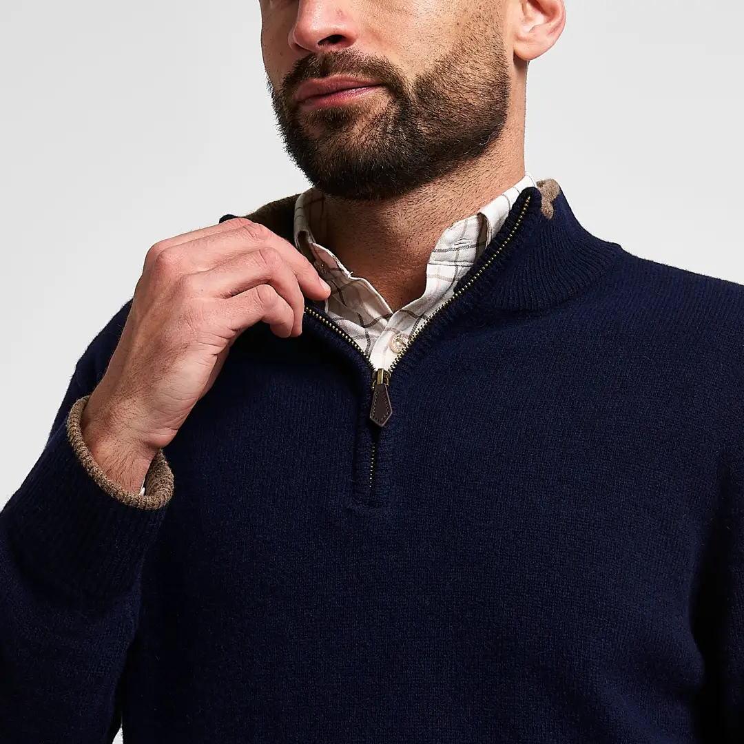 Jack Pyke Ashcombe 100% Lambwool Zipknit Pullover - Image 3