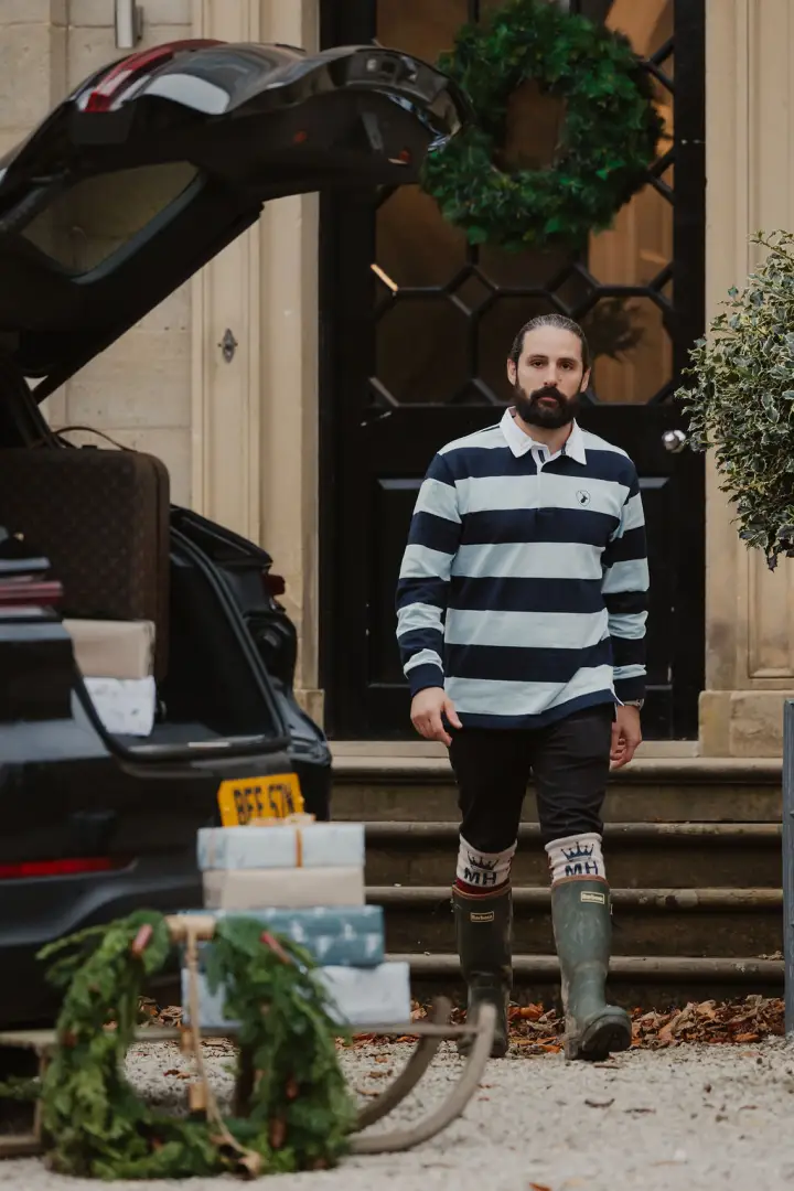 New Forest Classic Striped Rugby Shirt - Image 6