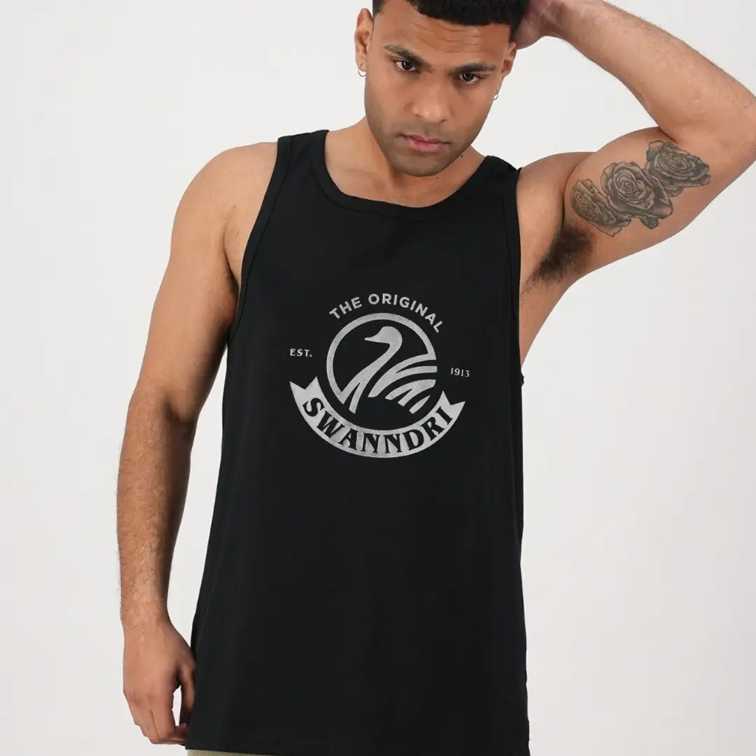 Swanndri Classic Printed Singlet - Image 3